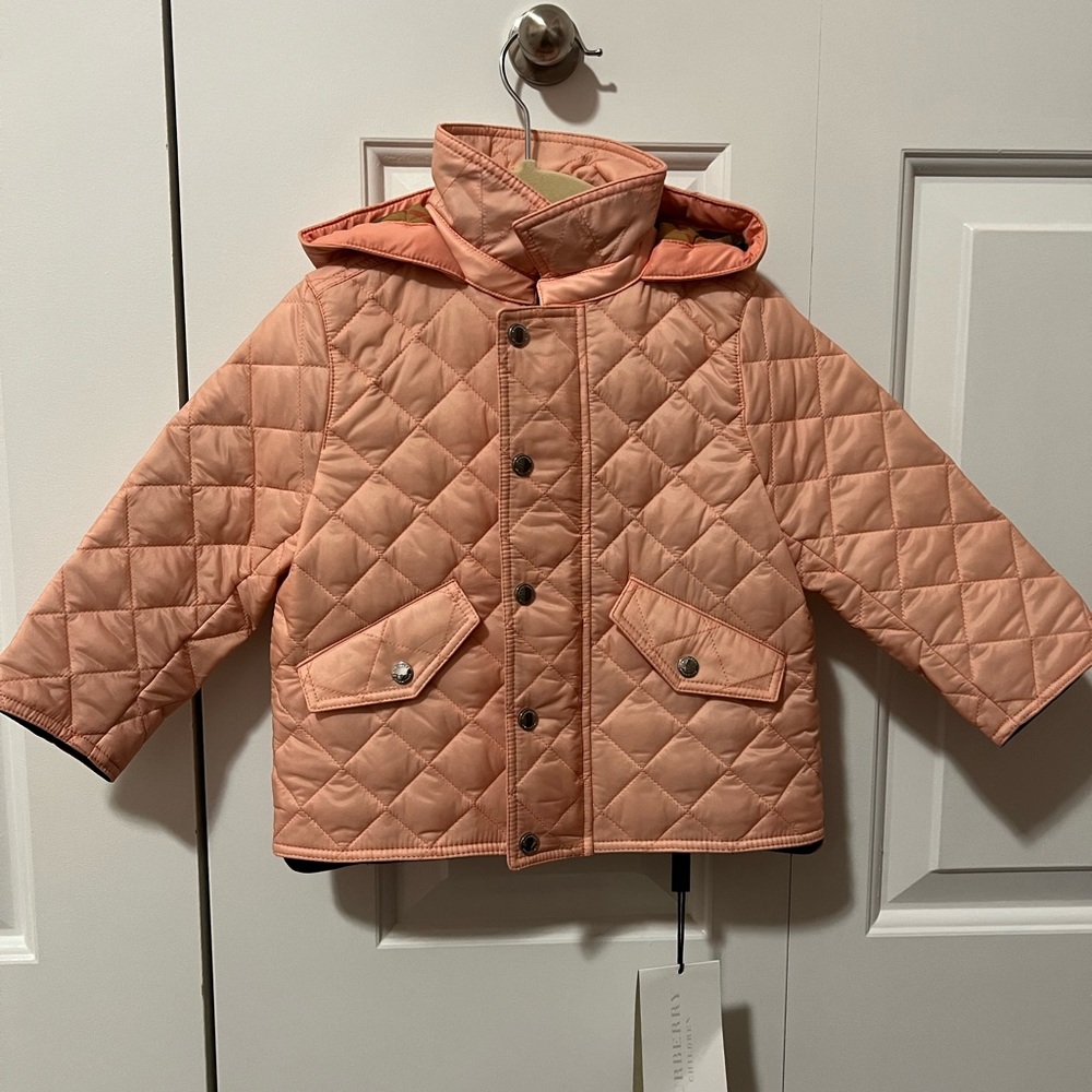 Baby Burberry Quilted Coat 18months